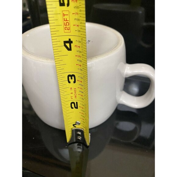 Rae Dunn Gulp Mug 4" White Ceramic Artisan Collection By Magenta - Picture 4 of 5